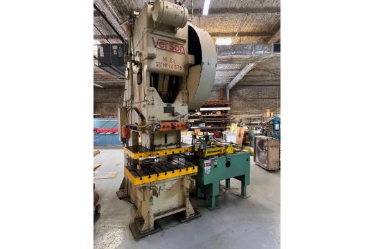 OPEN BACK GAP FRAME PRESS, VERSON MDL. 8-1/2…