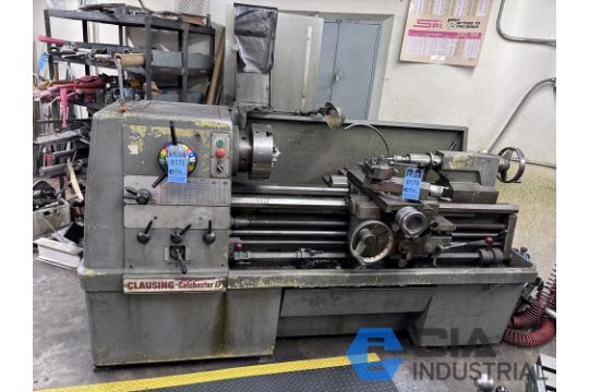 17' X 40' CLAUSING COLCHESTER 17' ENGINE LATHE; S/N…
