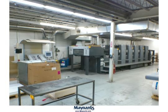 2002 Heidelberg CD102-5+L 28 x 40' sheet fed offset…
