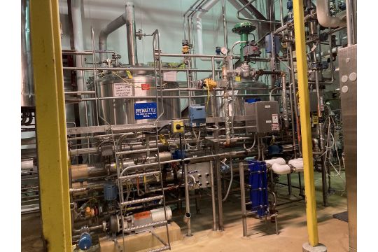 BULK BID: Complete 18-HL Brew House, 4-vessel, S. Briggs…