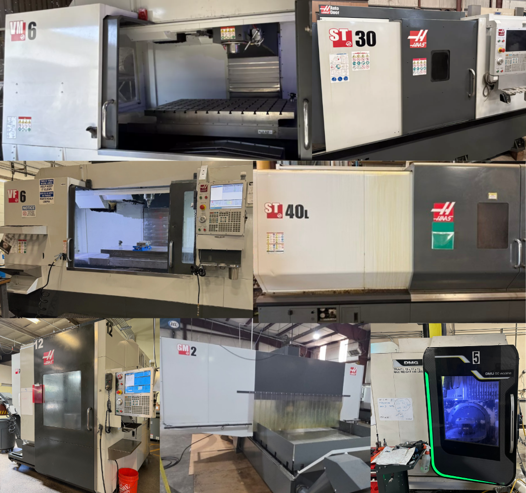 Multi-Location Auction Late Model CNC Machining Centers & CNC Lathes, Aerospace, Robots Automation