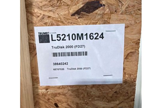 4/9 *NEW* Trumpf TruDisk 2000 Lasers