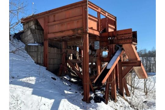 RIP RAP SCREENING PLANT FEED HOPPER WITH…