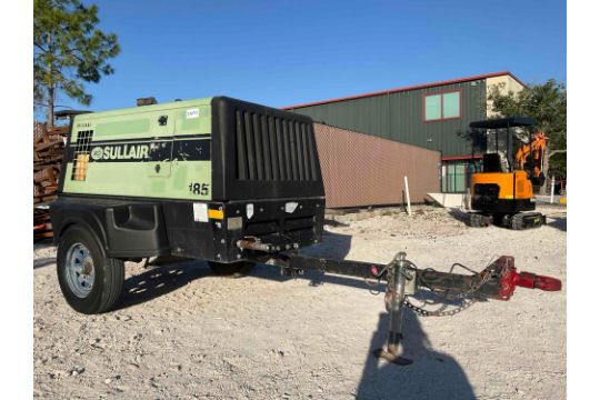 2018 SULLAIR 185D DPQ KU 4F AIR COMPRESSOR, KUBOTA…