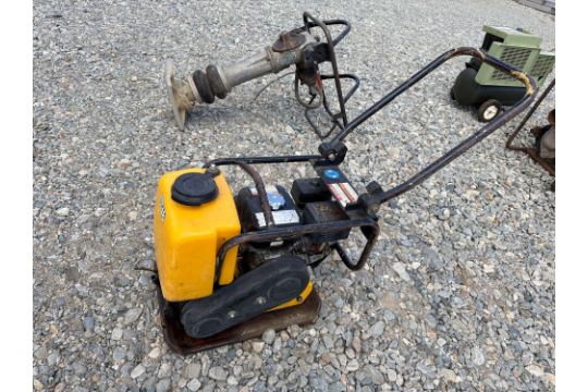 SAKI PLATE COMPACTOR, powered by gas engine.…