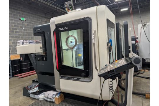 2015 DMG MORI DMU50 5 AXIS CNC MACHINING…
