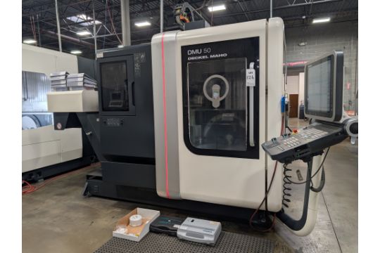 2011 DMG MORI DMU50 5 AXIS CNC MACHINING…