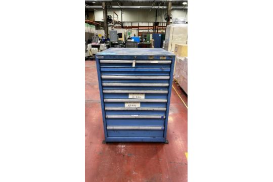 Lista 9-Drawer Tool Storage Cabinet, with assorted…