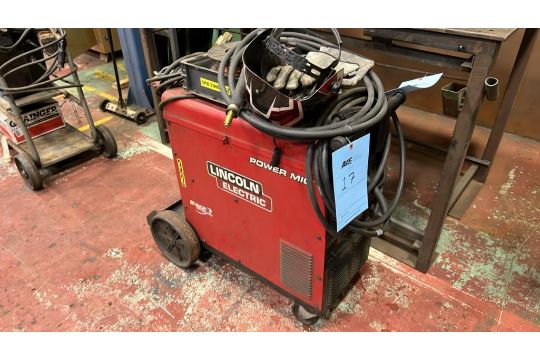 Lincoln Electric Power Mig 255 Welder, S/N…