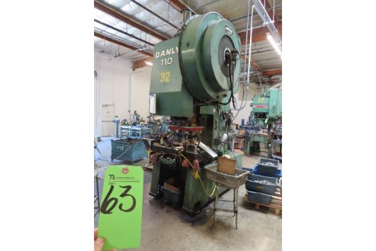 Danly mod. C-110 B.G., 110-Ton OBI Punch