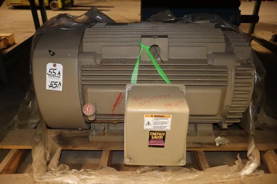 General Electric 200-HP Electric Motor, 449T Frame,…