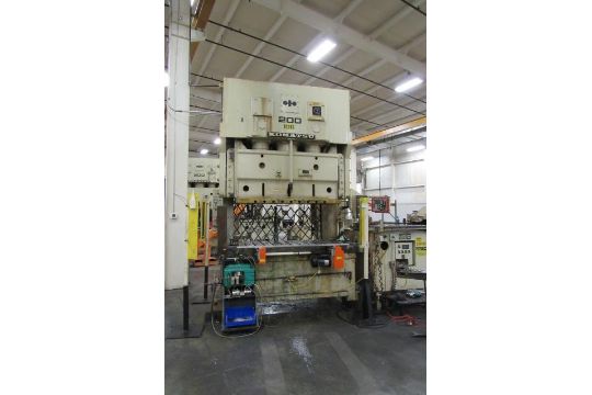 220 Ton Komatsu OBW-200-2 Gap Frame Press, S/N 10280