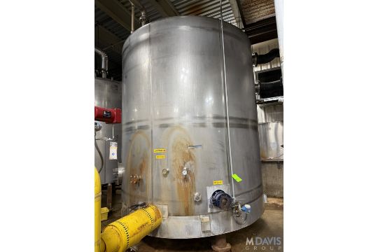 MUELLER APROX. 6,000 GAL. S/S JACKETED TANK