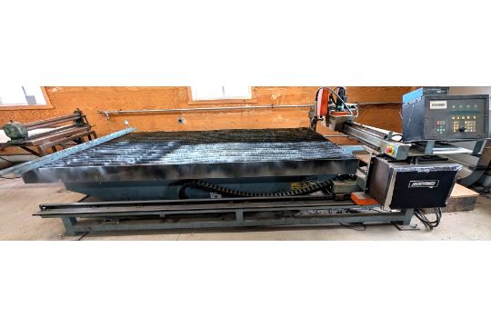 LOCKFORMER VULCAN 2900 5’ X 10’ PLASMA CUTTING TABLE,…