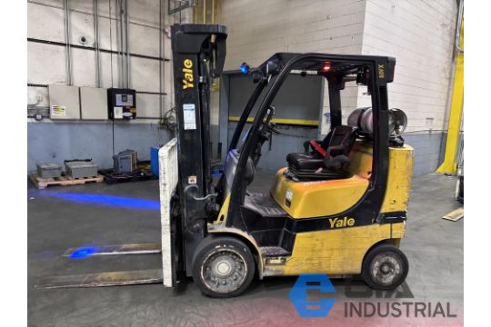 8,000 LB. CAPACITY YALE MODEL GLC080VXNTAE094…