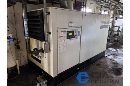 125 HP INGERSOLL RAND ROTARY SCREW AIR COMPRESSOR;…