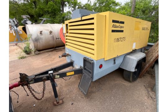2012 ATLAS COPCO AIR COMPRESSOR XAS 375 (INOPERABLE)