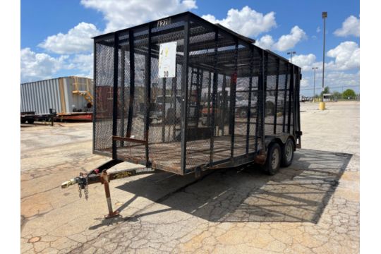 OK TRAILER 16 FOOT TRASH TRAILER