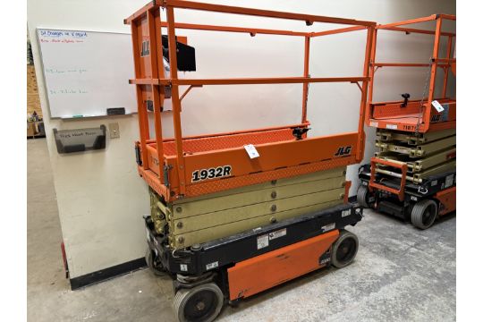 JLG (2019) Electric Scissor Lift, Model 1932R, 24V,…