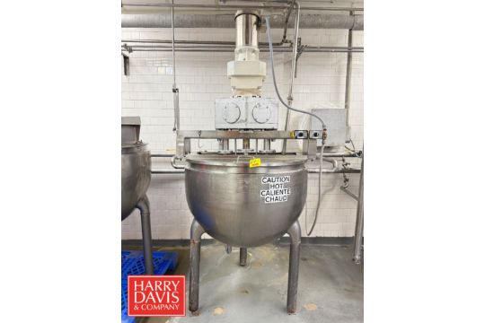 Hamilton 150 Gallon S/S Kettle, S/N: A3117 with Paddles…