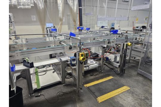 Automated Conveyors w/ (3) Scissor Elevating…