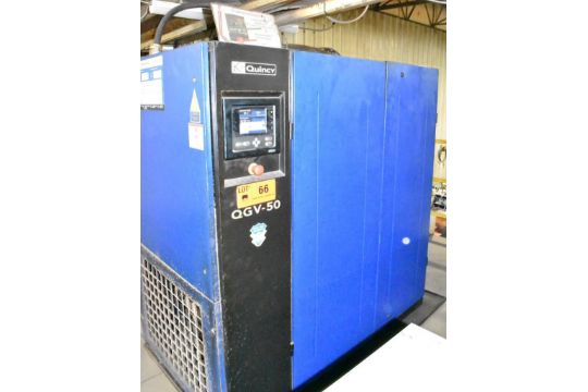 QUINCY COMPRESSOR (2017) QGV-50 AIR COMPRESSOR WITH…