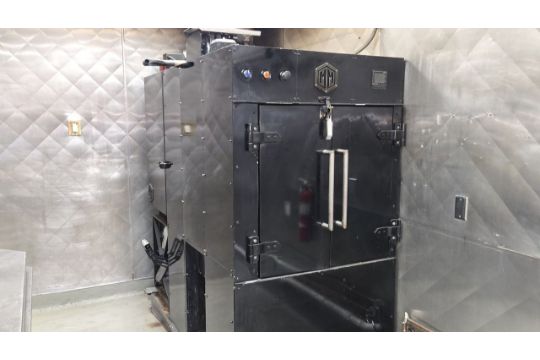 M & M BBQ Pit Co. Model MM120 Wood-Burning Rotisserie…