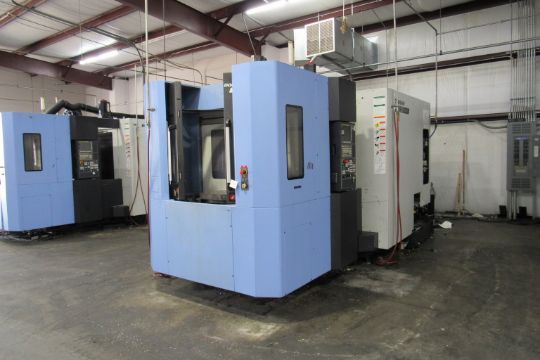 2016 Doosan HP4000-II CNC 4-Axis Horizontal Machining…
