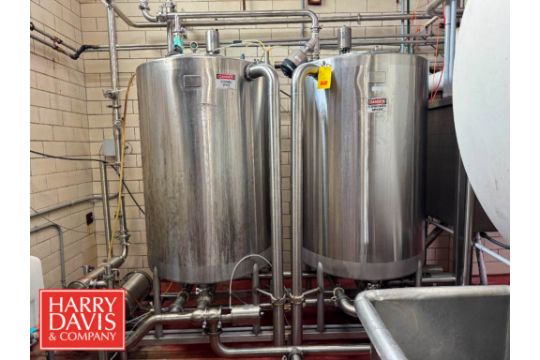 Sanimatic 250 Gallon x 2 Compartment Skid Mounted CIP…