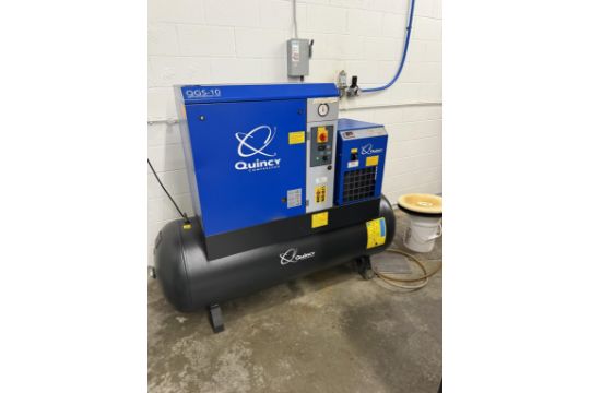 2016 Quincy Model QGS 10 D CSA/UL 10 HP Rotary…