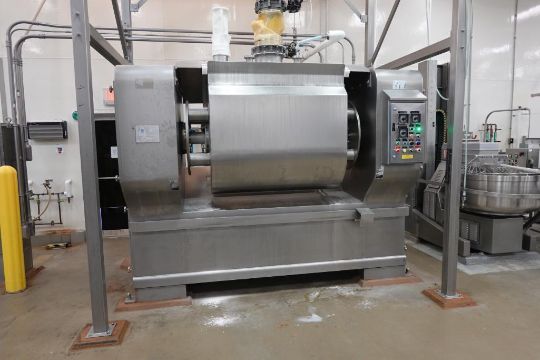 2019 Topos 1400 lb. triple roller bar mixer with weigh…