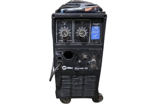 Millermatic 250 MIG Welder with Gun, Ground…