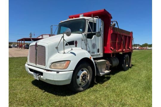 2012 KENWORTH T370 SINGLE AXLE DUMP TRUCK