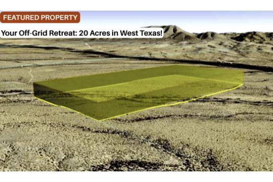 Your Off-Grid Retreat: 20 Acres in West Texas!