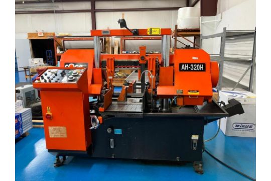Cosen Model AH320H automatic horizontal band saw w/…