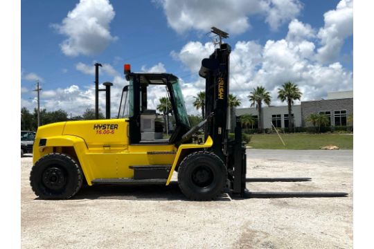 HYSTER H16.00XM 36,000 LB CAPACITY FORKLIFT; DIESEL…