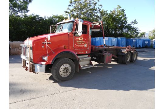 Kenworth Model T800 Roll Off Truck, VIN 1NKDL60X9YJ857415,…