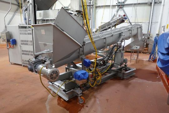 2023 Cozzini SS pivoting screw conveyor