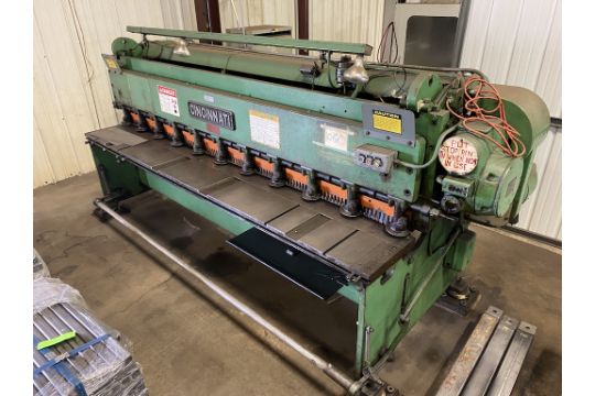 Cincinnati 10' x 10 Ga. Mechanical Shear