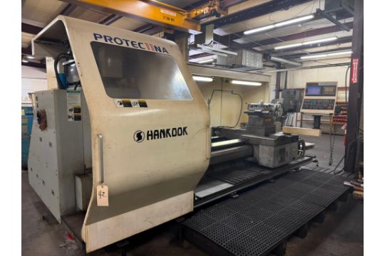 Hankook 43' X 80' Protec11NA CNC Lathe, S/N 39108718
