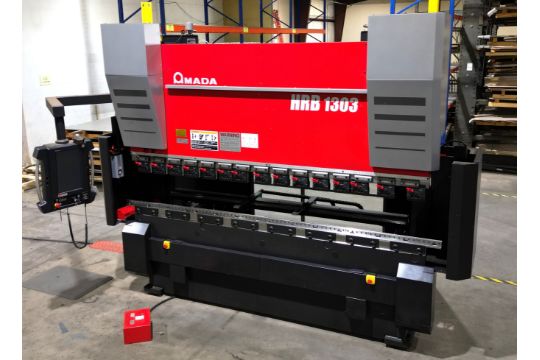 Amada HRB 1303 143-Ton x 122.4” 7-Axis Hydraulic CNC…