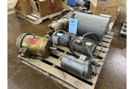 Lot Of (6) Motors. With (1) Baldor 40hp,…