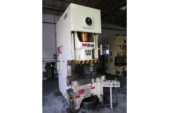 Aida 1500 mdl. NC1-1500(1)E 165 Ton Gap Frame…