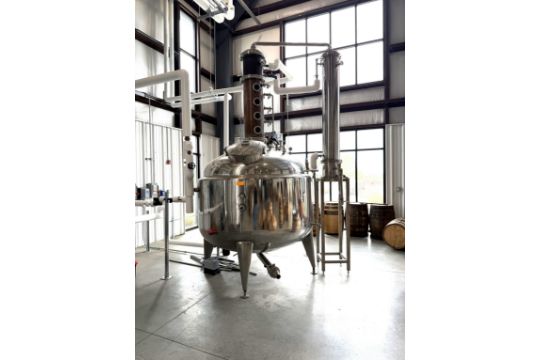 600 Gallon Stainless Steel Whiskey Still with Copper…