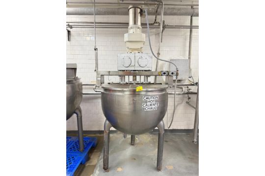 Hamilton 150 Gallon S/S Kettle, S/N: A3117 with Paddles…