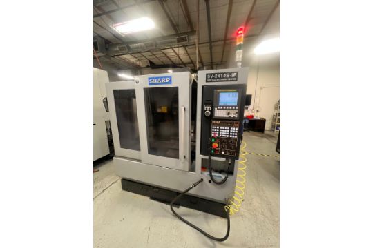 2016 Sharp SV-2414S-iF CNC VMC, w/ Fanuc…