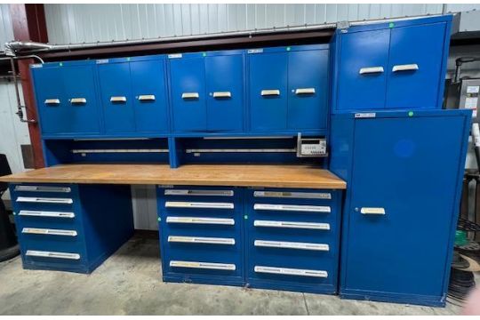 Stanley Vidmar Cabinet Unit w/Contents