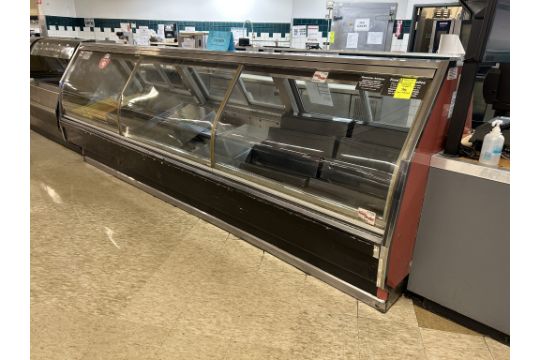 HUSSMANN 12FT CURVED GLASS DELI SERVICE CASE