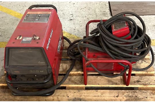 Lincoln 355M Power Wave Welder & Wire Feeder…