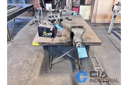 40' X 72' HD STEEL WELDING TABLE WITH 6'…